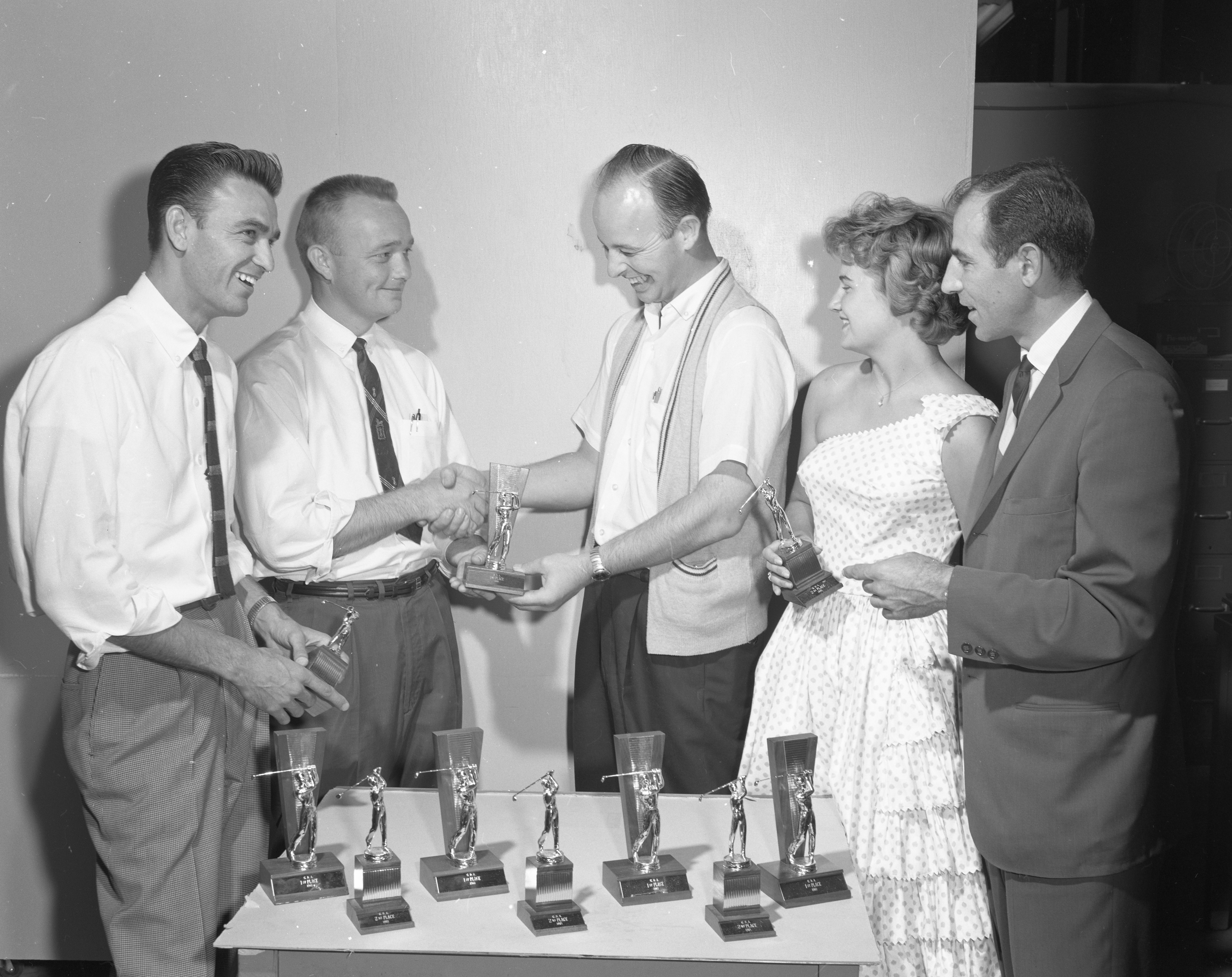 Convair clubs trophy presentation on August 14th, 1961. 