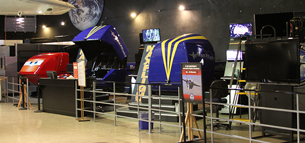 Image of the Simulator Area at the Museum