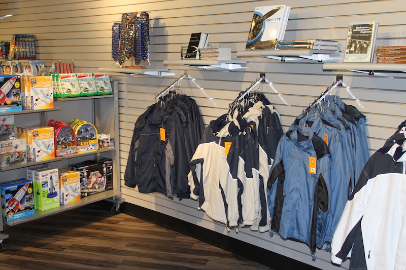 Image of Jackets Hanging in the Museum Store