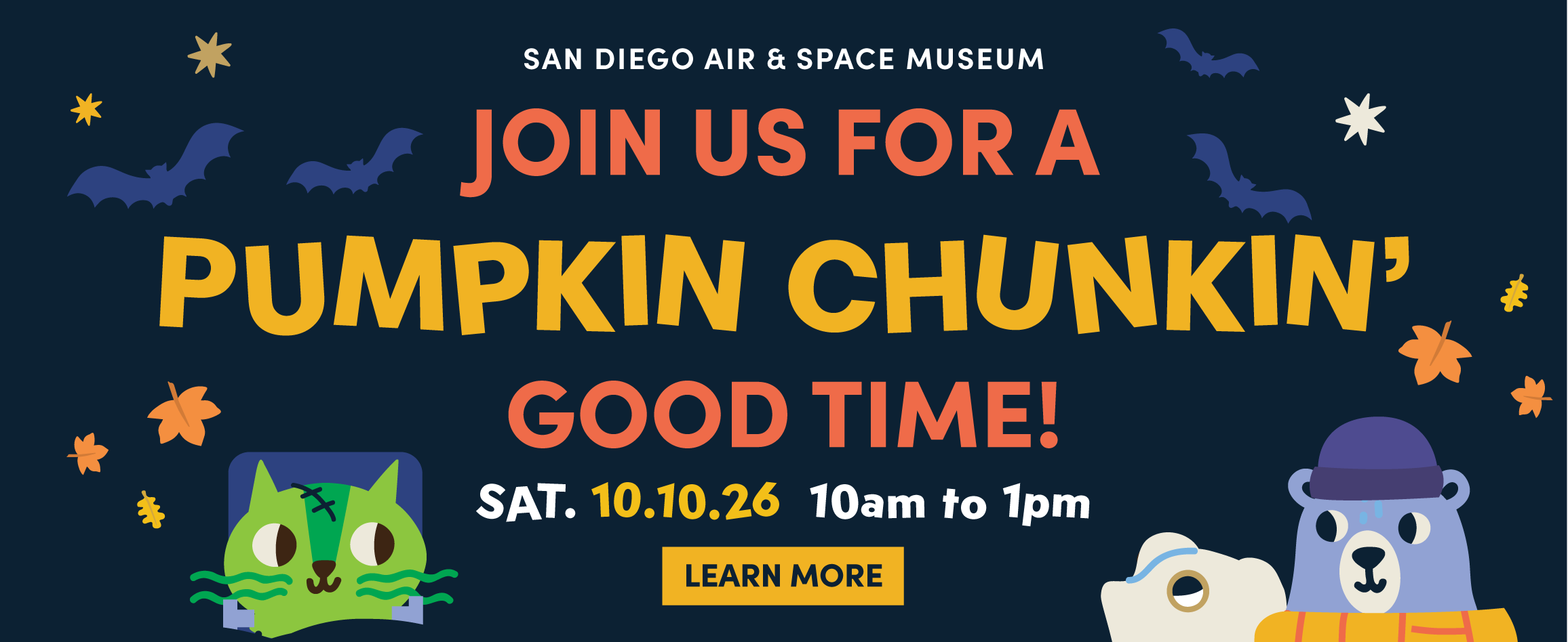 Pumpkin Chunkin 2026 Banner October 10th 2026