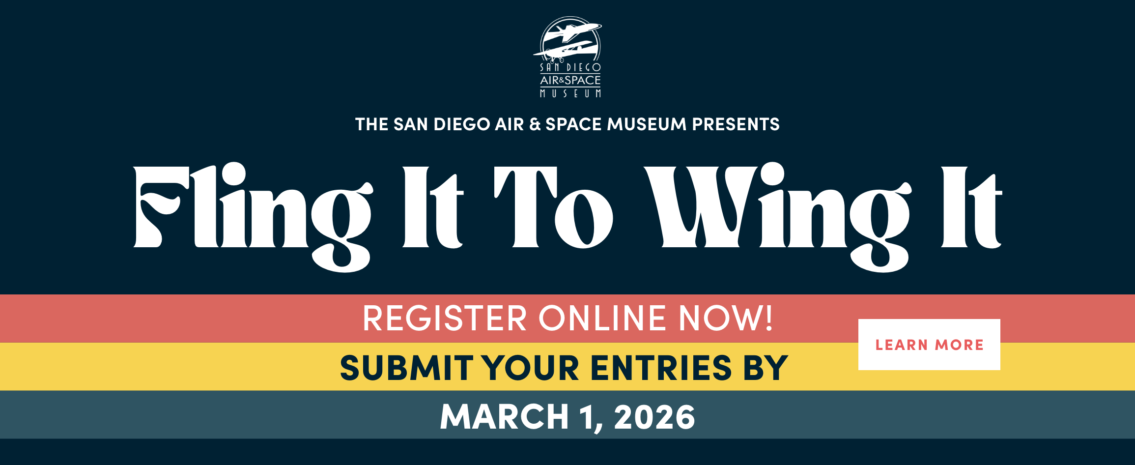 Fling It to Wing It Graphic advertising the competition