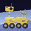 Icon for Moon Base featuring a cartoon rover on the moon