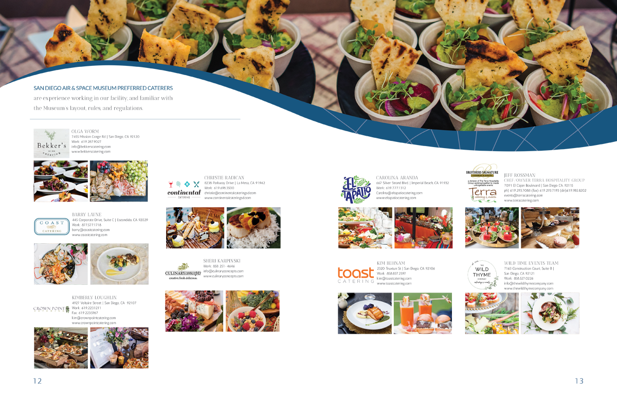 SE2020 Caterers List